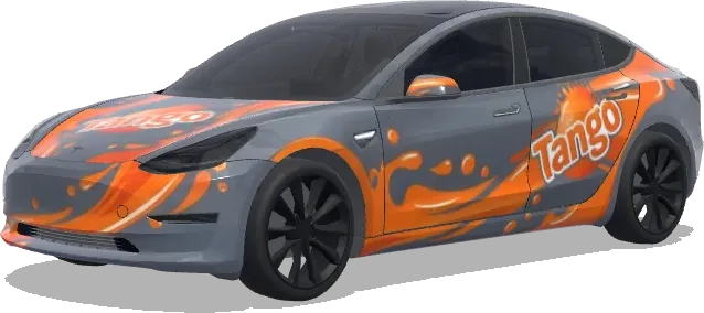 Tango Stealth Grey – Tesla Model 3 Wrap