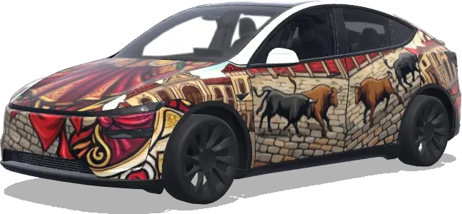 潘普洛纳(Pamplona) – 特斯拉 Model Y 涂装