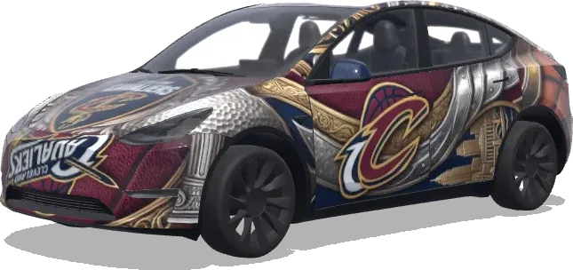 Cavaliers-Panzerung-Folierung – Tesla Model Y Wrap