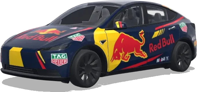 Red Bull (红牛) – Tesla Model Y wrap