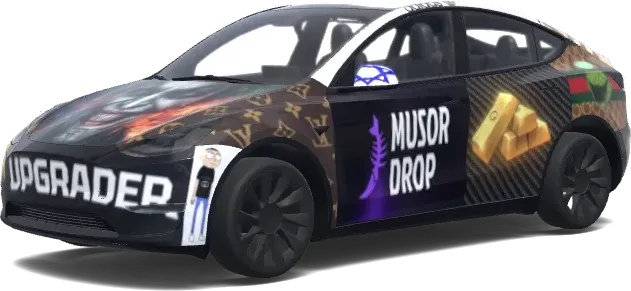 Goofy ahh – Tesla Model Y wrap