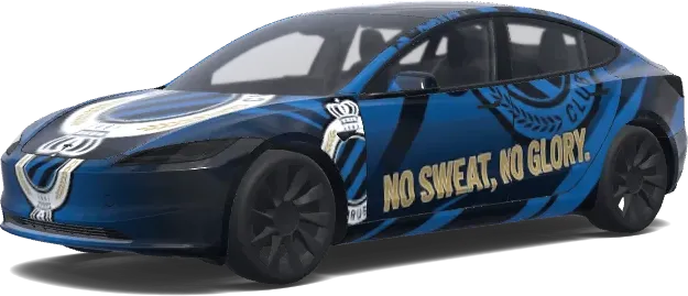 클뤼브 브뤼헤 랩 – 테슬라 Model 3 랩핑