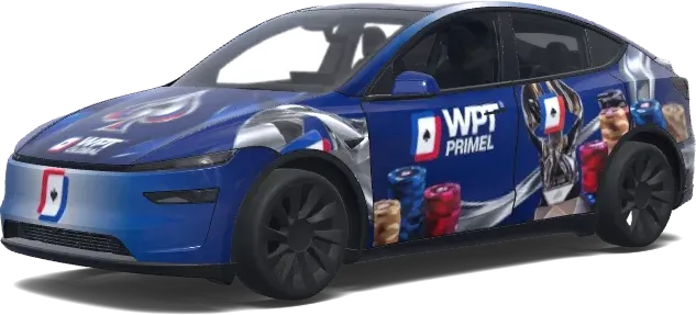 WPT Prime Blaurausch – Tesla Model Y Wrap