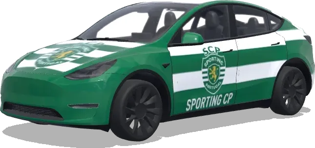스포르팅 CP (Sporting clube de portugal.) – 테슬라 Model Y 랩핑