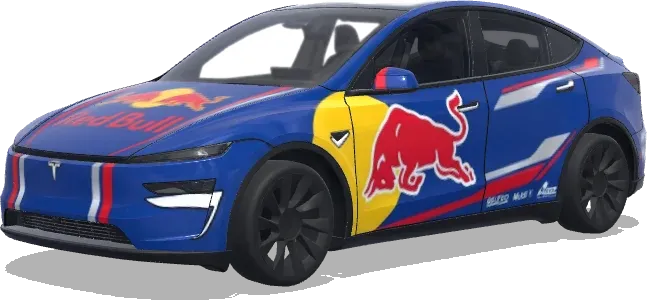 red bull f1 wrap. – Tesla Model Y wrap