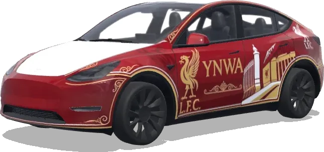 Liverpool FC (利物浦.) – Tesla Model Y Wrap