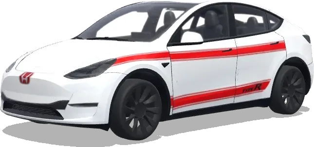 Honda Type R стиль – оклейка Tesla Model Y