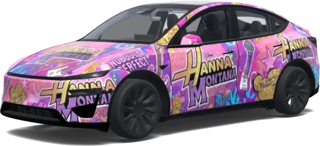 hanna montanna. – Tesla Model Y wrap