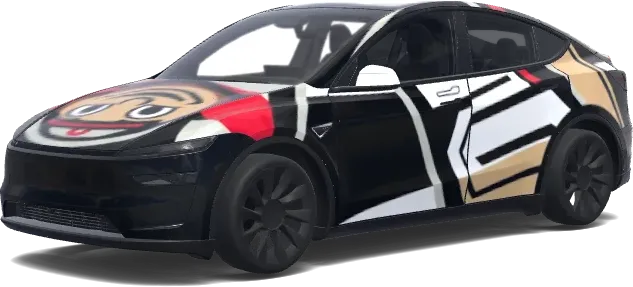 Anime Speedster Wrap – Tesla Model Y wrap