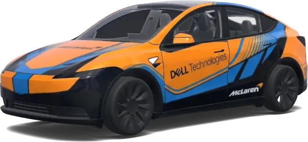 2026 McLaren F1 racing livery.. – Tesla Model Y wrap