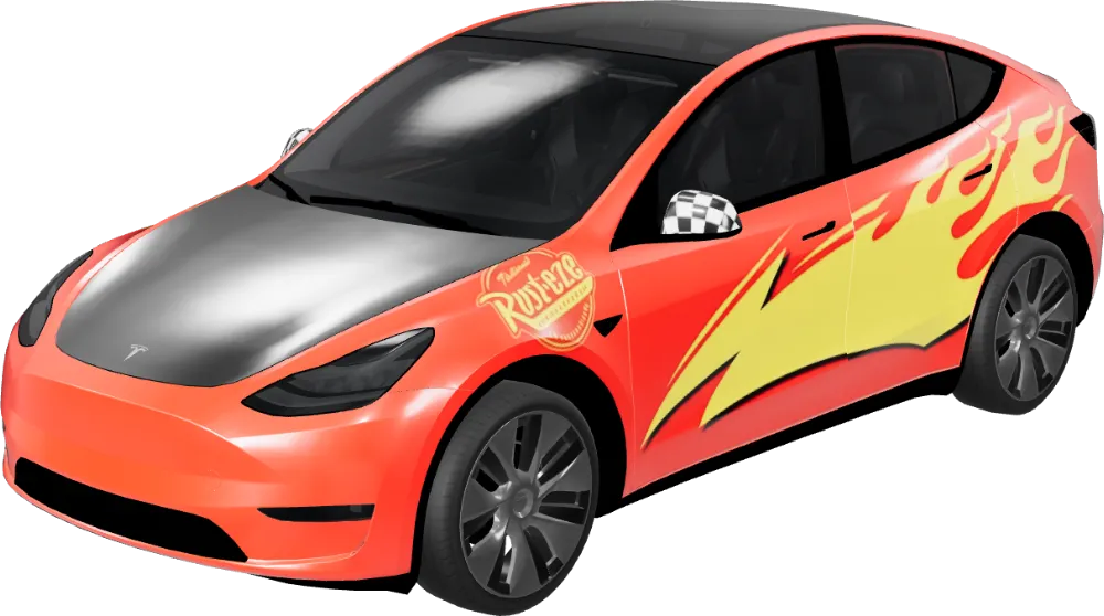 카차우! 모델 Y 구형 (Ka-Chow! - Model Y Pre-2025 (Original)) – 테슬라 Model Y 랩핑