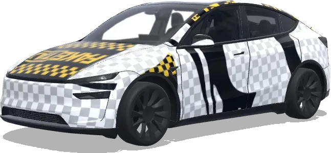 Fake Taxi (fake taxi.) – Tesla Model Y Wrap