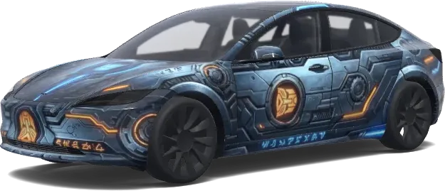Transformers Film (Transformers movie.) – Tesla Model 3 Wrap