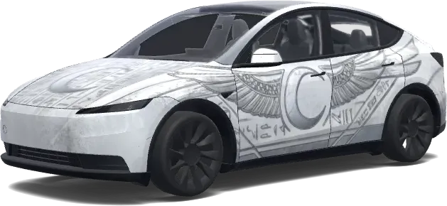 Moon Knight Tesla – Tesla Model Y wrap