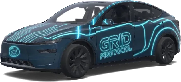 Tron Style – Tesla Model Y wrap