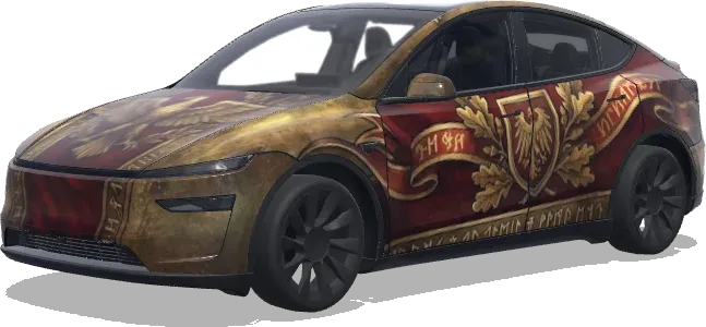 Victorious 1945 – Tesla Model Y wrap
