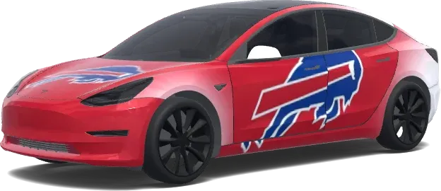 Blue Buffalo Charge – Tesla Model 3 wrap