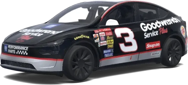 데일 언하트 굿렌치 3 (Dale Earnhardt Goodwrench 3.) – 테슬라 Model Y 랩핑