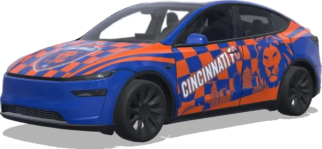 Cincinnati FC. – Tesla Model Y wrap
