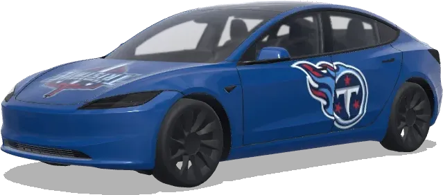 Tennessee Titans TriState – Tesla Model 3 wrap
