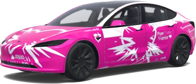 사이버펑크 취심전사 – 테슬라 Model 3 랩핑