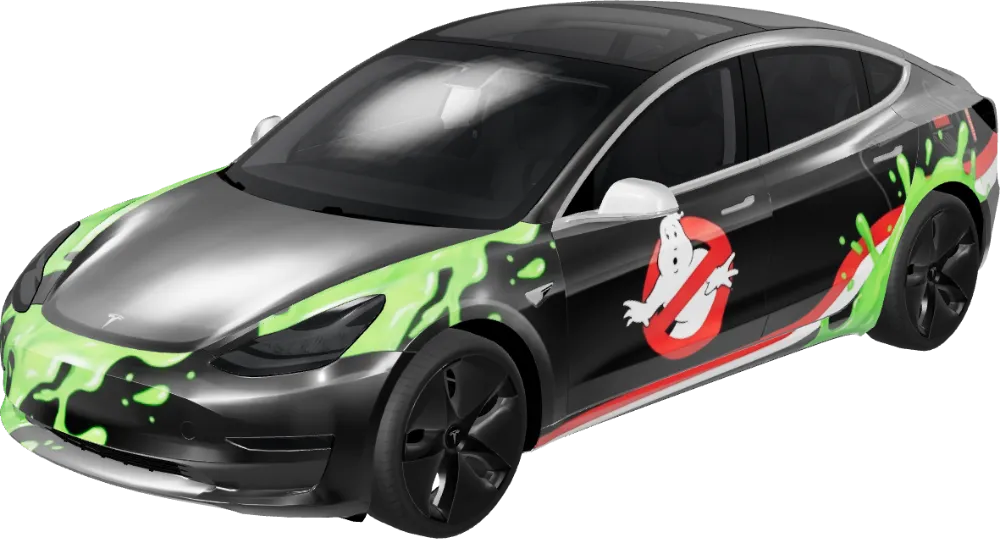 고스트버스터즈 모델 3 구형 (Ghostbusters - Model 3 Pre-2024 (Original)) – 테슬라 Model 3 랩핑