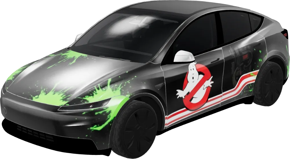 고스트버스터즈 모델 Y 주니퍼 기본형 (Ghostbusters - Model Y Juniper Base) – 테슬라 Model Y 랩핑