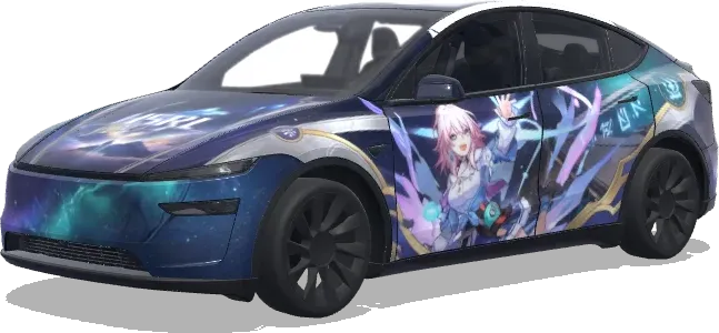 honkai star rail. – Tesla Model Y wrap