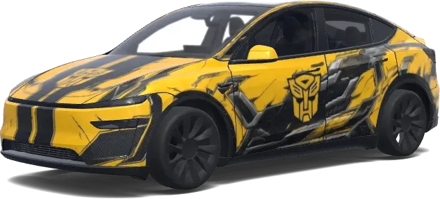 범블비 사이버트럭 랩 – 테슬라 Model Y 랩핑