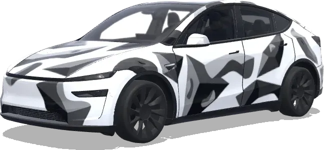 Bouldering Gym Wrap – Tesla Model Y wrap