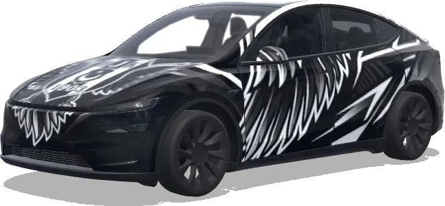 Black Eagle Crest – Tesla Model Y wrap