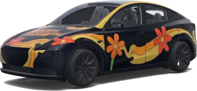 Smokey and the Bandit – Tesla Model Y Wrap