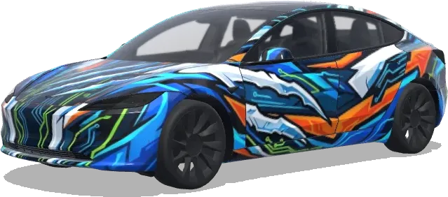openClaw. – Tesla Model 3 wrap