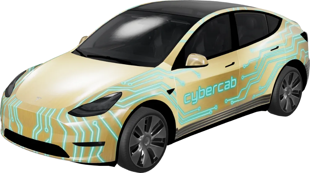사이버 캡 모델 Y (Cyber Cab Model Y) – 테슬라 Model Y 랩핑