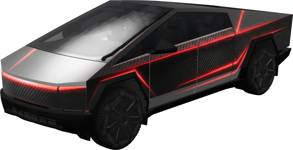 카본 엣지 (Carbon Edge) – 테슬라 Cybertruck 랩핑