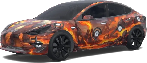 Unown Folierung – Tesla Model 3 Wrap