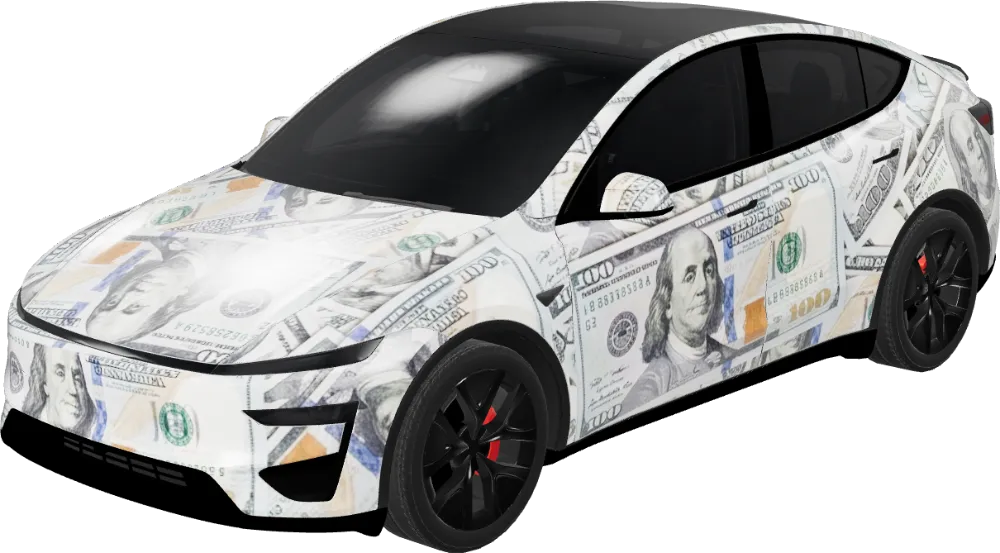 Benjamins' Ride – Tesla Model Y wrap