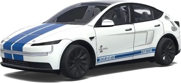 포드 머스탱 쉘비 GT500 1963 (Ford mustang Shelby gt 500 1963.) – 테슬라 Model Y 랩핑