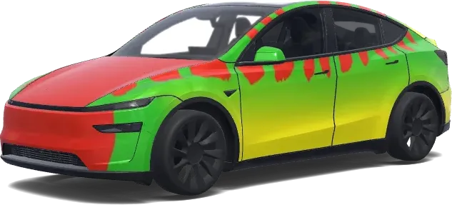 Jurassic Park Colors – Tesla Model Y wrap