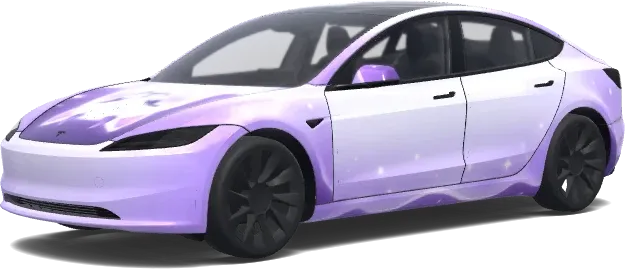 Ghost Cat – Tesla Model 3 wrap