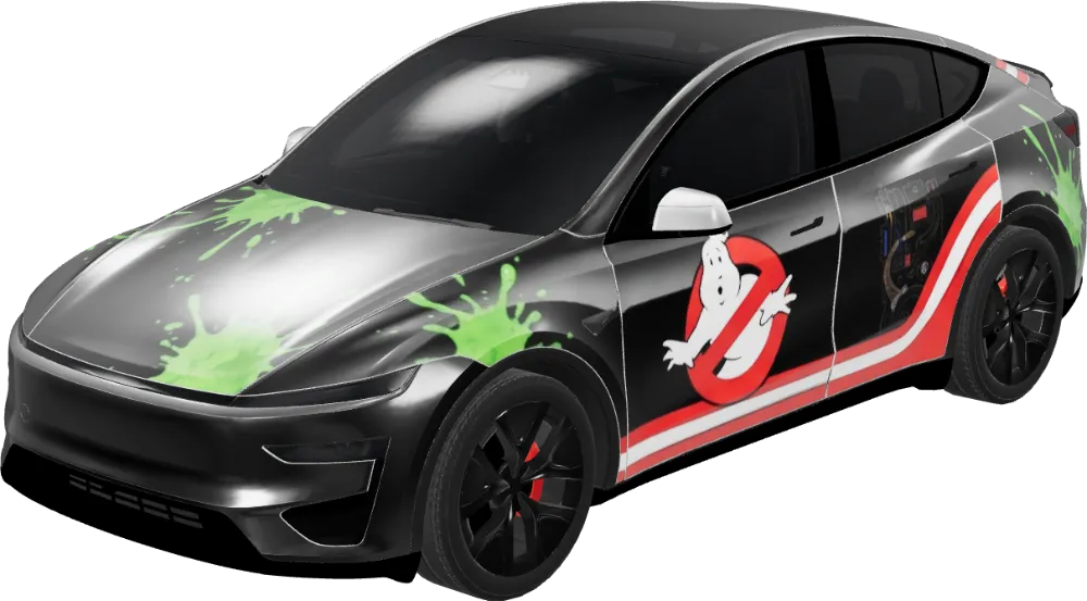 고스트버스터즈 모델 Y 주니퍼 퍼포먼스 (Ghostbusters - Model Y Juniper Performance) – 테슬라 Model Y 랩핑