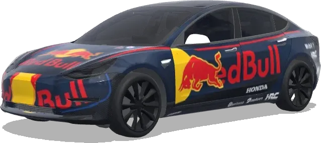 Red Bull F1 2025 (Red bull f1 car 2025.) – Tesla Model 3 Wrap