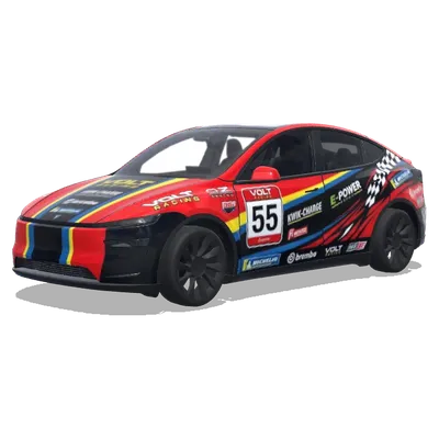 Volt 55 Racing Livery – Tesla Model Y wrap