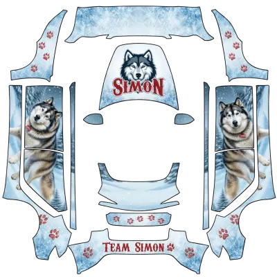 Simon – оклейка Tesla Model 3