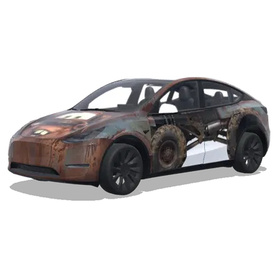怪兽卡车版板牙（mater from cars but in monster truck form） – 特斯拉 Model Y 涂装