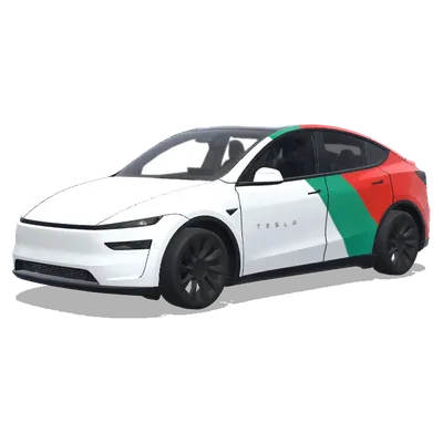 Болгарские полосы (Bulgarian_Stripes) – оклейка Tesla Model Y