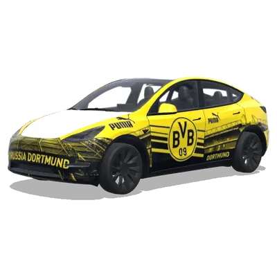 多特蒙德（Borussia Dortmund） – 特斯拉 Model Y 塗裝
