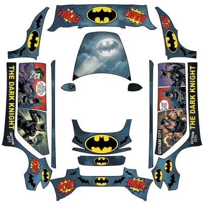 Batman x Joker – Tesla Model 3 Wrap
