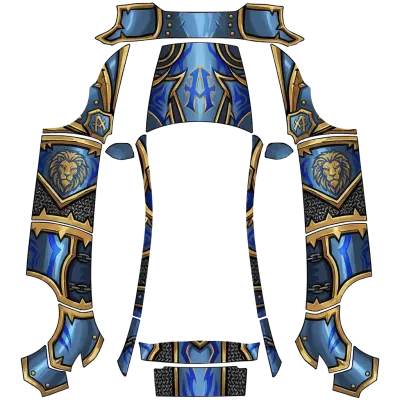 World of Warcraft – Allianz 1 (World of Warcraft - Alliance 1) – Tesla Model Y Wrap