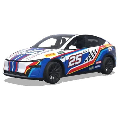 레이싱 스폰서 랩핑 – 테슬라 Model Y 랩핑